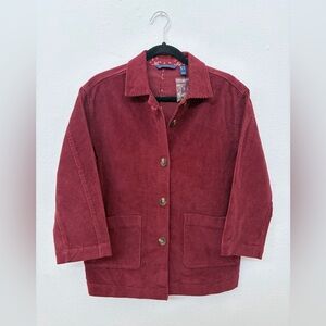 Isaac Mizrahi Live! True Denim Corduroy Chore Women's Jacket Size XS